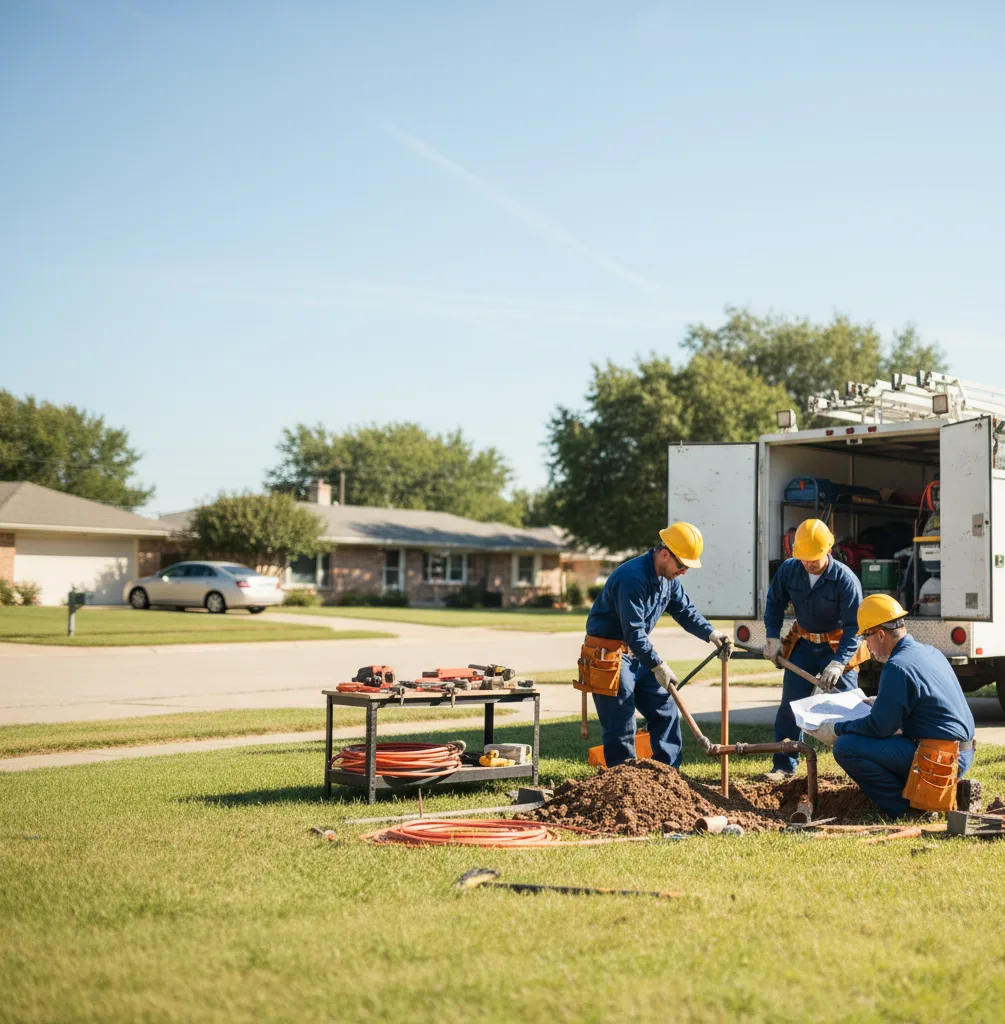 Sewer Line Repair in Check, VA